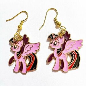 Twilight Sparkle My Little Pony Dangle Earrings